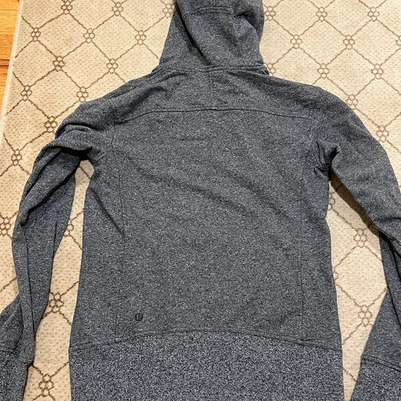 EUC Lululemon Gray Zip-Up Hoodie - Picture 3 of 3